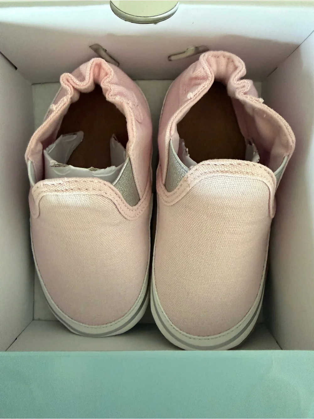 Robeez Soft Leather Soles Light Pink Slip-On Leah Basic Shoes (18-24 Months) NIB